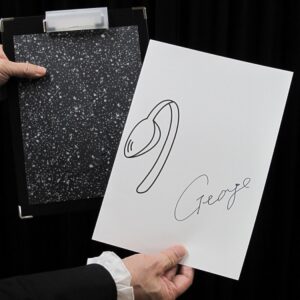 絵の中の曲がるスプーン